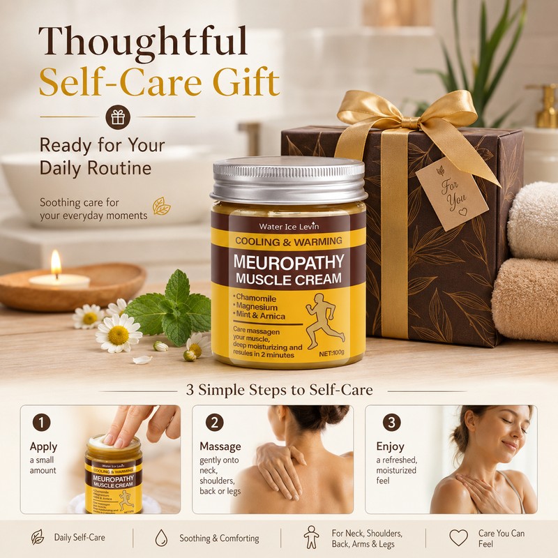 Cooling & Warming Muscle Cream for Daily Moisturizing – Chamomile