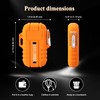 LcFun Electric Lighter - USB C Rechargeable, Windproof, Waterproof Flameless