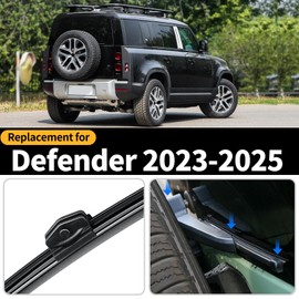 GARDIMU Rear Wiper Blade Assembly, Back Windshield Wiper Blades Replacement for Land Rover Defender 2023-2025, Rear Wiper Blade and Arm Set from 2023 to 2025