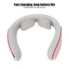 Electric Neck Massager Cordless USB Rechargeable Hot Compress Vibration Neck