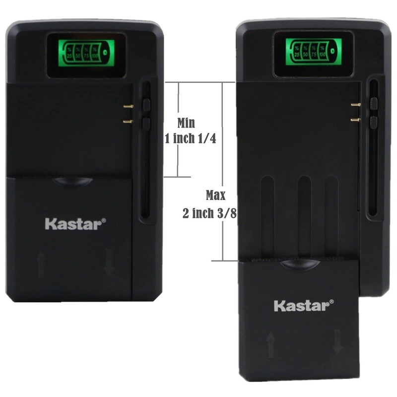 Kastar 4-Pack BL-5B Battery and Smart LCD Charger for Tecsun