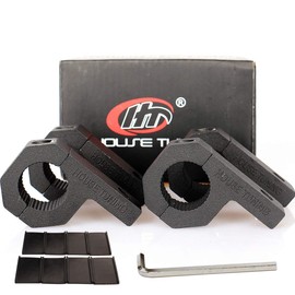 House Tuning 1 inch Bar Clamp-Pack 4 Roof Rack Bar Mounts Tube Clamps Horizontal Bar Clamp Mounting Bracket for Motorcycle ATV Utv Boat Trucks (1"- Clamp Mount kit)