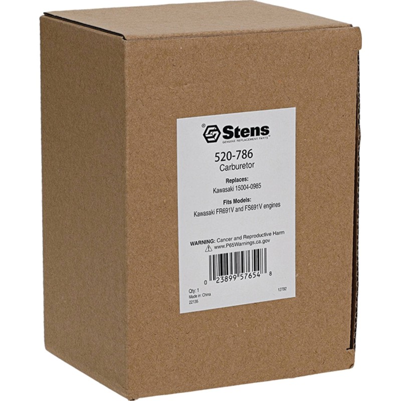 Stens 520-786 Carburetor Compatible With/Replacement For Kawasaki FR691V and FS691V