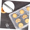 Mobestech 4rolls Aluminum Foil Wrap Double-Sided Heat Resistant for Baking