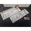 LTX Outline Decals (2-Pack) Racing Hood Window Stickers 8.5" Fits