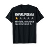 Hyperlipidemia One Star Rating High Cholesterol Awareness T-Shirt