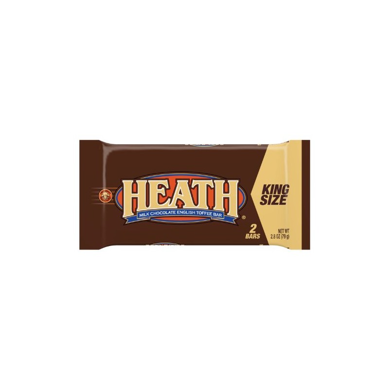HEATH Chocolate Toffee Candy Bar, King Size (Pack of 18)