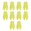 MiOYOOW 10 Pieces Golf Tees Plastic Golf Simulator Tees Portable