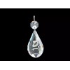 3" Glass Crystal Pear(50mm) Chandelier Lamp Ornament