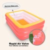 Inflatable Swimming Pool, 59" X 45" X 20" Kiddie Pools