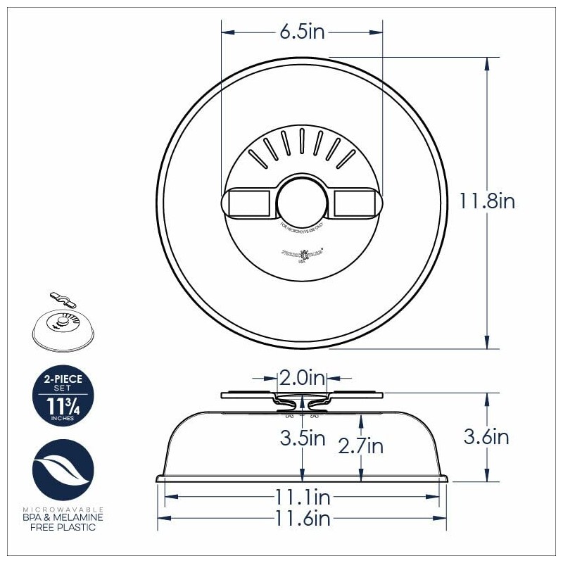 Nordic Ware Microwave Up & Away-Easy Stow - 11-inch Food