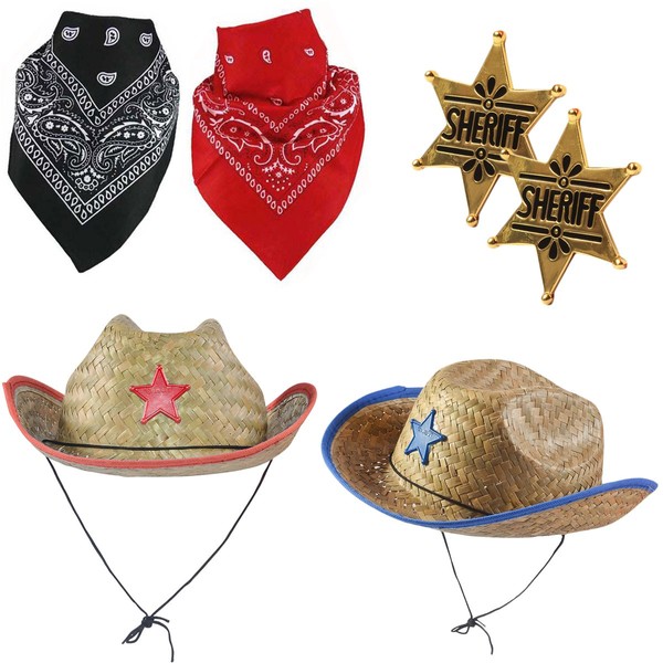 Funny Party Hats Disfraz de sheriff - Sombrero de vaquero
