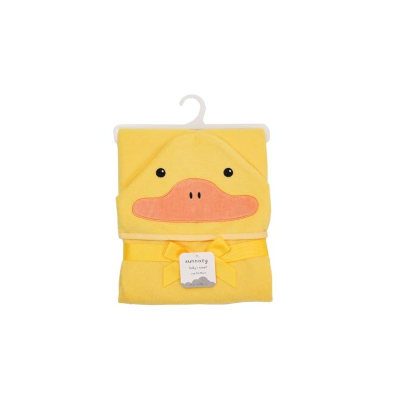 JN&LULU Organic Cotton Fabric Hooded Towel for Kids & Toddlers,