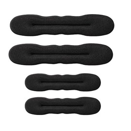 "Hair Bun Maker 4Pcs - Magic Sponge Donuts for Perfect Buns | 2 Sizes (8.9 &6.88 | Hair Updo Toolsfor Wedding/Party/Daily Use | Girls & Women Hair Accessory"