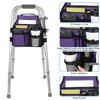 supregear Side Walker Bag, Walker Accessories Bag w/Cup Holder, Folding