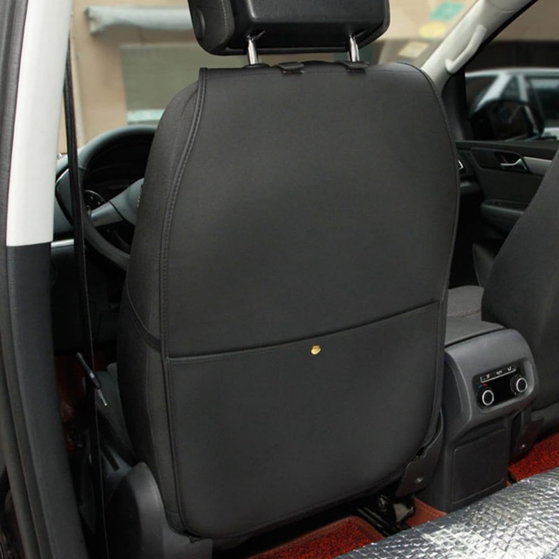 HCMAX 2 Pack Kick Mat Car Seat Back Protector Waterproof