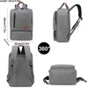 3PCS Waterproof 15-inch Laptop Backpack Set,Travel Backpack with Sling Crossbody