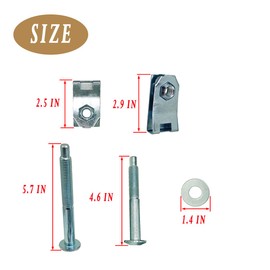 YICHEN Truck Bed Mounting Hardware 924-310 Fit for Mazda B2300, Mazda B2500, Mazda B3000, Mazda B4000 | Super Duty Truck N802286-S101 | Mazda Part Number 9XB03-33402