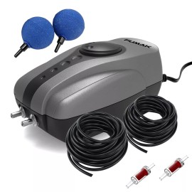 FUMAK Pond Air Pump Pond Aerators for Outdoor Ponds up to 1000 Gallons, Flow Adjust...