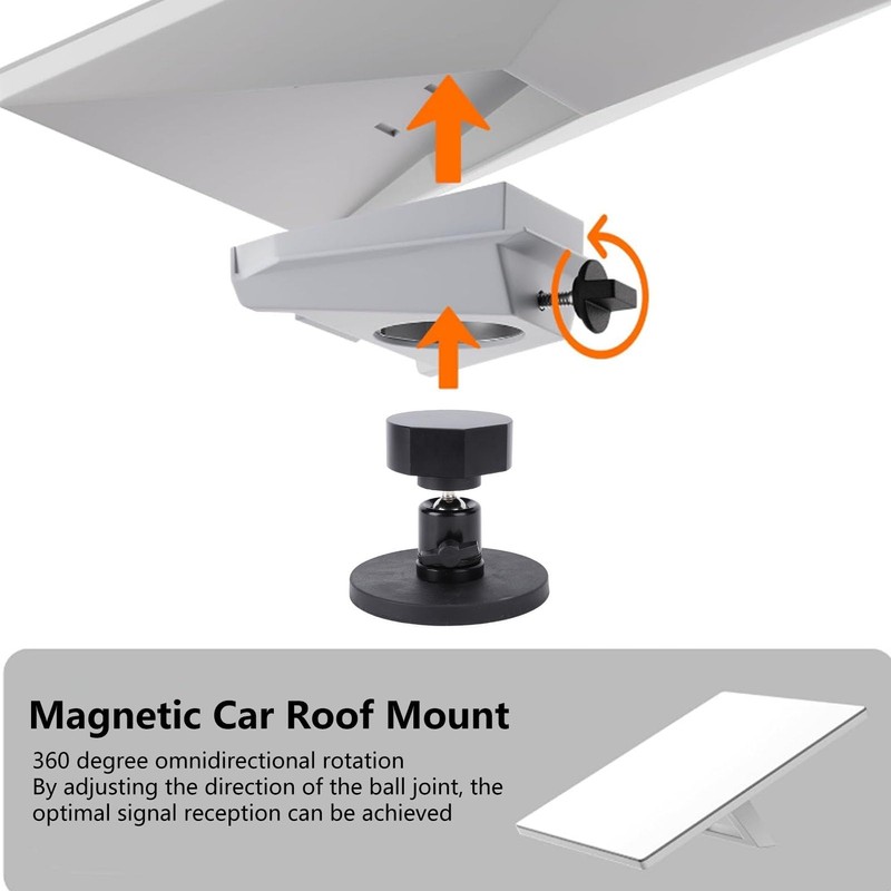 for Starlink Mini Magnetic Mount, with Strong Stability & Adjustable