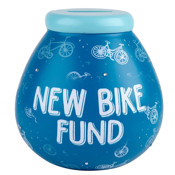 Pot Of Dreams New Bike Fund Money Pot Save Up & Smash Money Box Gift