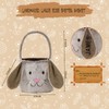 THOVSMOON THOVSMOON Easter Bunny Basket,Cute Easter Bucket Bags with Rabbit