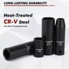 CASOMAN 36-Piece 1/2” Drive Metric Deep and Shallow Impact Socket