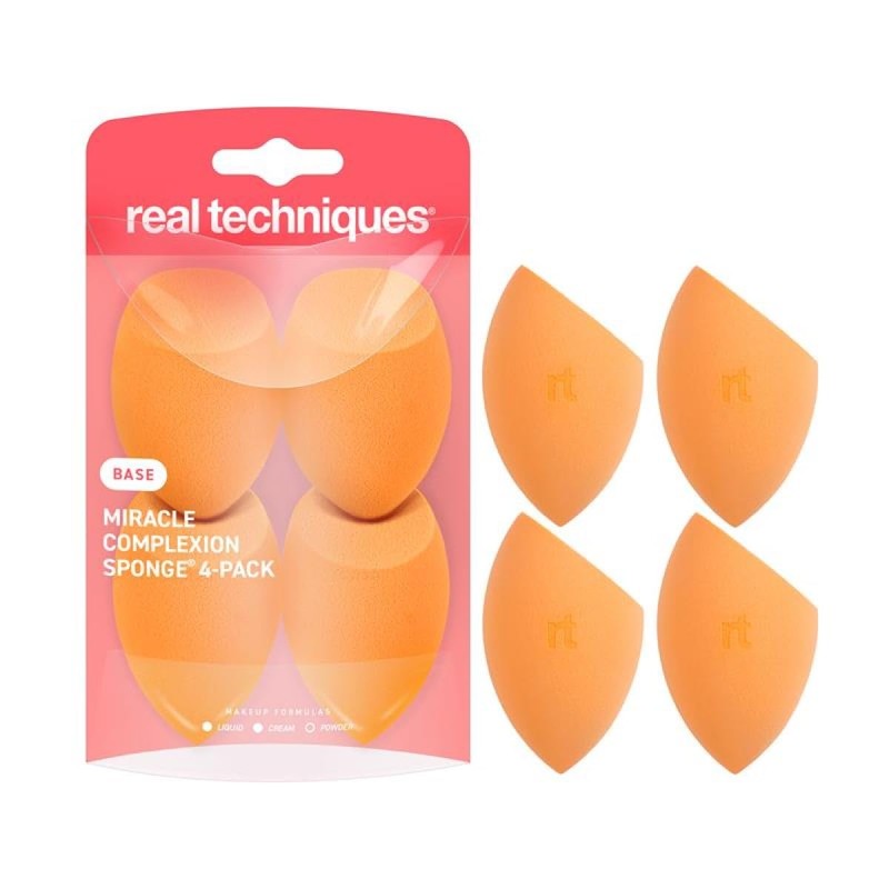 Real Techniques Miracle Complexion Beauty Sponge Esponja Mezcladora de Maquillaje,