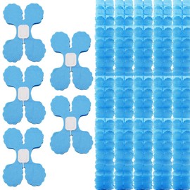 Ruidee 10 PCS Four Leaf Clover Paper Garland Party Decorations Streamers 3D Hanging Garland Sky Blue for Birthday Wedding Baby Shower Party Home Decor(SSY/Sky Blue)
