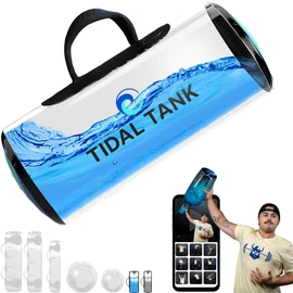 Tidal Tank - Original Aqua Bag Kettle Bell - Bolsa de Entrenamiento con Peso de Agua - Entrenamiento de núcleo y Equilibrio definitivo - Equipo portátil de Estabilidad para Fitness