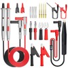 Cleqee Multimeter Test Leads Kit 21PCS Electrical Test Cables with