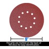 10 Pack 9-Inch 10 Hole 40 Grit Drywall Sandpaper -9"