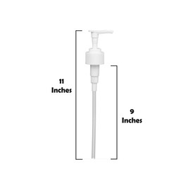 White Soap and Lotion Pump, Fits Most 32oz Castile Soap Bottles, 28/410 Neck, 5cc Dispensed Per Pump (2 Pack)