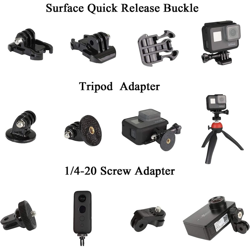 Universal Action Camera Accessory Kit for GoPro Hero 11 10