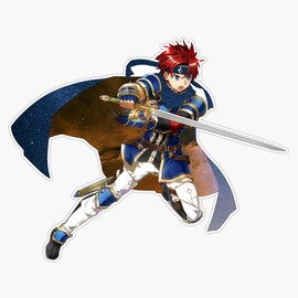 Roy (Fire Emblem Binding Blade) - Space Aesthetic Sticker Bumper Sticker Vinyl Decal 5"