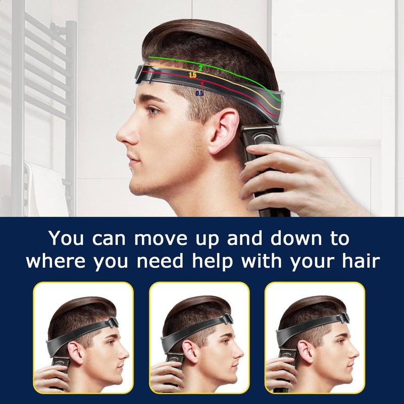 SSKHE Haircut Stencil, Easy Hair Cutting Aid, Professional Hair Cutting