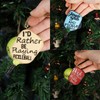 Pickleball Christmas Tree Ornament, Pickle Ball, 3 Inches (Pack of