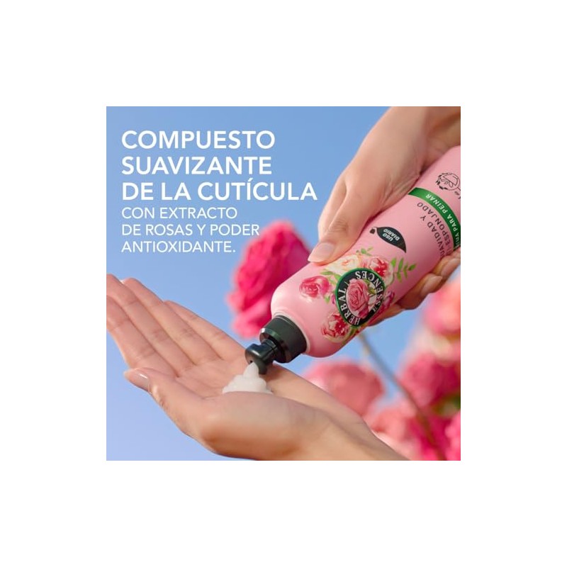 Herbal Essences Crema para Peinar Suavidad Rosa Mosqueta 300 ml