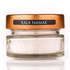 Kala Namak Black Salt (Ground), 50g Spice Jar - Premium Salts by ZEST & ZING. Fresher, Convenient, Stackable Spice Jars.