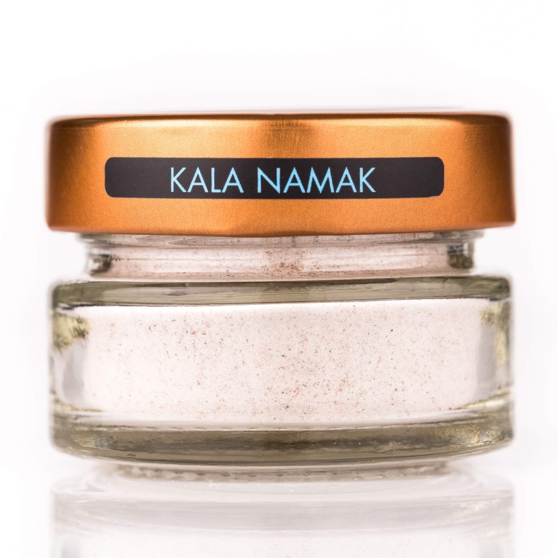 Kala Namak Black Salt (Ground), 50g Spice Jar - Premium