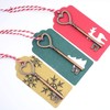 Makhry 30pcs Wedding Party Favor Heart Shape Retro Skeleton Keys