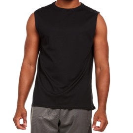 Russell Athletic Men's Dri-Power Muscle Performance T-Shirt, Black, Large