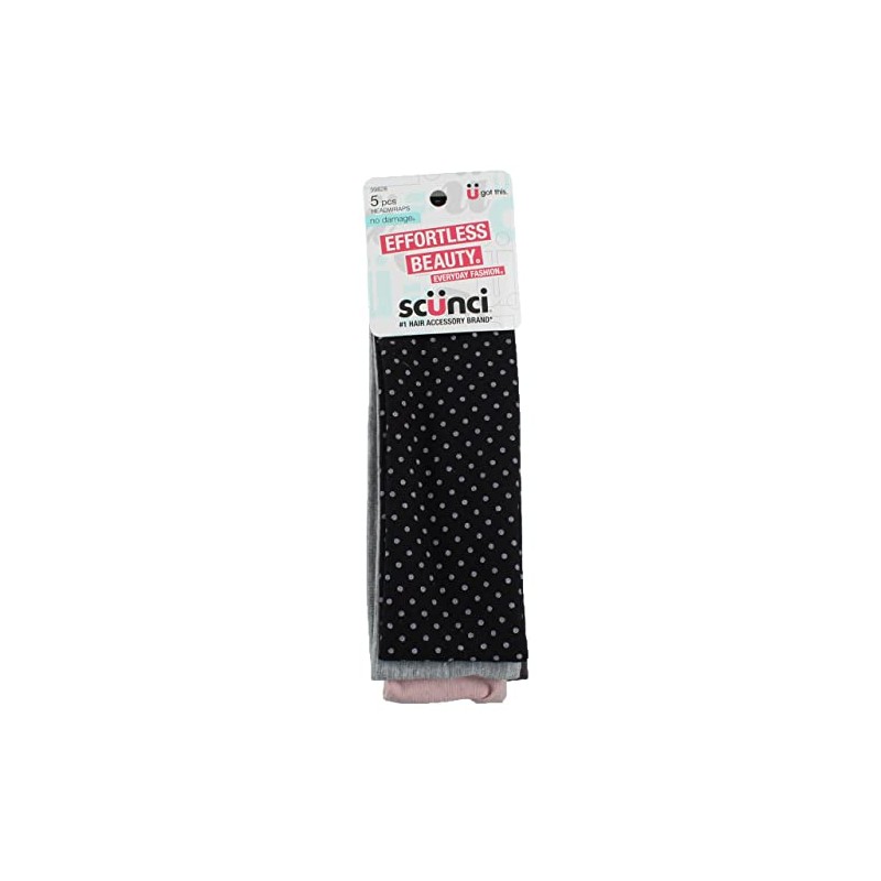 Scunci Effortless Beauty Hairbands, 5 count