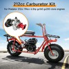 FVRITO VM22 Carburetor & 7/8'' Mini Bike Throttle Kit for