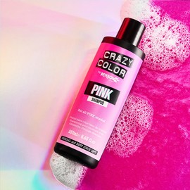 Crazy Color Vegan Pink Shampoo for Pink Hair | Maintain, Refresh and Color Protect Pink Hair. Sulphate Free, 250ml