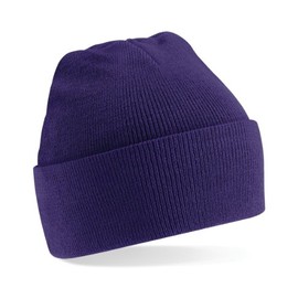 Beechfield Original Cuffed Beanie Colour=Purple Size=O/S