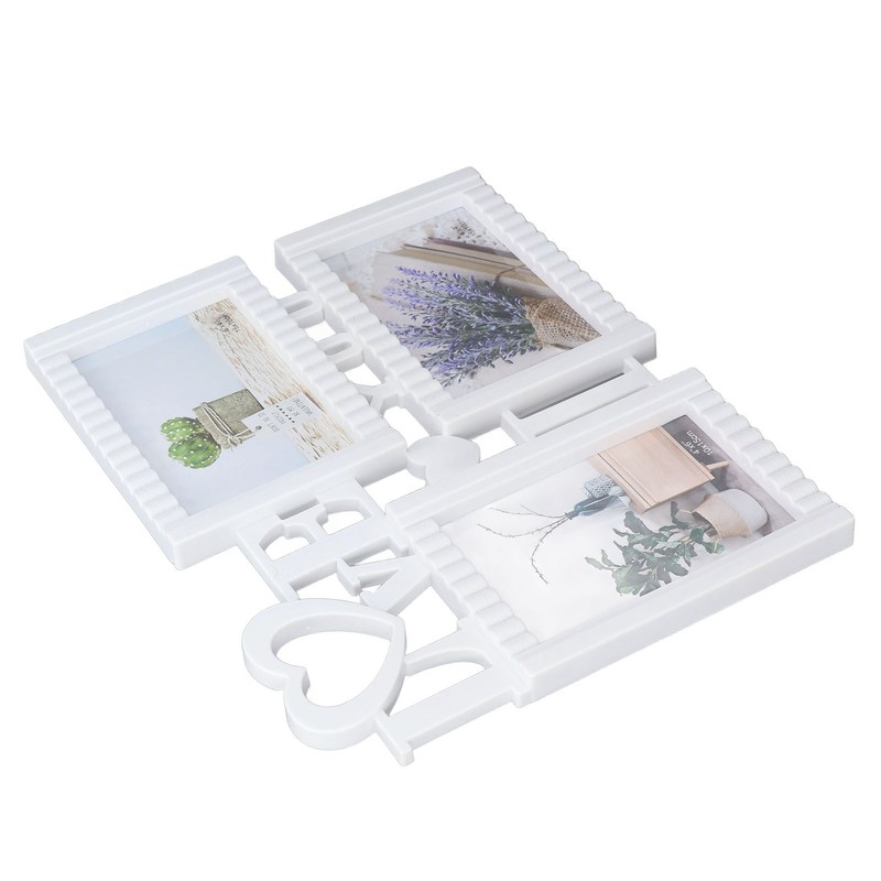 Modern Picture Frame 3 Hole Photo Frame Tabletop Decorative Photo