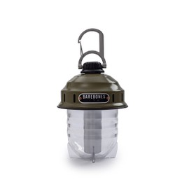 Barebones Beacon Hanging Light - Rechargeable Camping Lantern with USB LED Light - Hanging Lantern for Outdoor Adventures (Olive Drab)