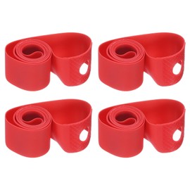 HARFINGTON 4pcs Bicycle Rim Strip 12" x 20mm PVC Bike Tire Liner Bicycle Wheel Rim Tape Inner Tube Tape Anti-Scratched Guard Cushion Pad Protector for Road MTB Mountain Bike