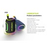 Portable Wireless Waterproof Bluetooth Speaker, 65W Output, 8000mAh Battery, RGB